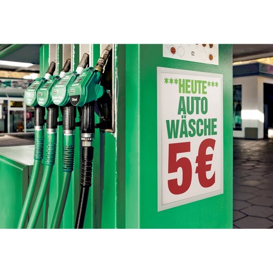 Display magnetic Durable Duraframe, A3, argintiu, 2 bucati/set