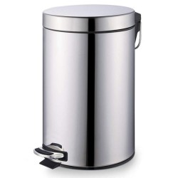 Cos Inox Cu Pedala Si Galeata Interioara, 20l
