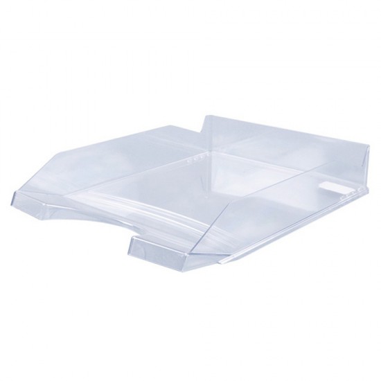Tavita pentru documente A4 Office Products, Alb Transparent