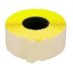 Etichete autoadezive pentru marcatoare, galbene, 26 x 16 mm, 1.000 etichete/rola