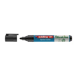 Marker Flipchart Edding Ecoline, Negru