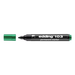 Marker Edding 103 Permanent, Varf Rotund 1.5-3mm, Verde