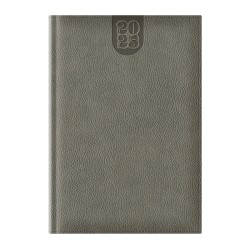 Agenda Dakota A5, Datata, Hartie Ivory, Coperta Gri Inchis