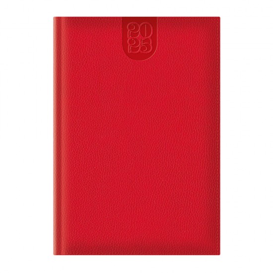 Agenda Dakota A5, Datata, Hartie Ivory, Coperta Rosu