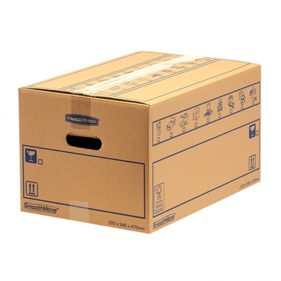 Cutie Pentru Transport Si Arhivare Fellowes Smoothmove Everyday, 39 Litri