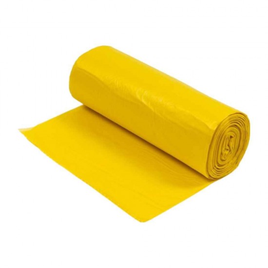Saci Menaj Ldp  Basic Galbeni, 60 L, 20 Bucati/rola