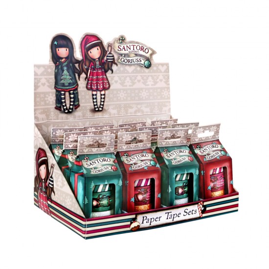 Display 12 Bucati, Banda Adeziva, Gorjuss, Merry And Bright