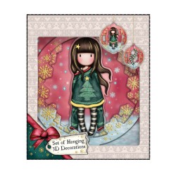 Set 3 Decoratiuni 3d, Gorjuss, Cosy