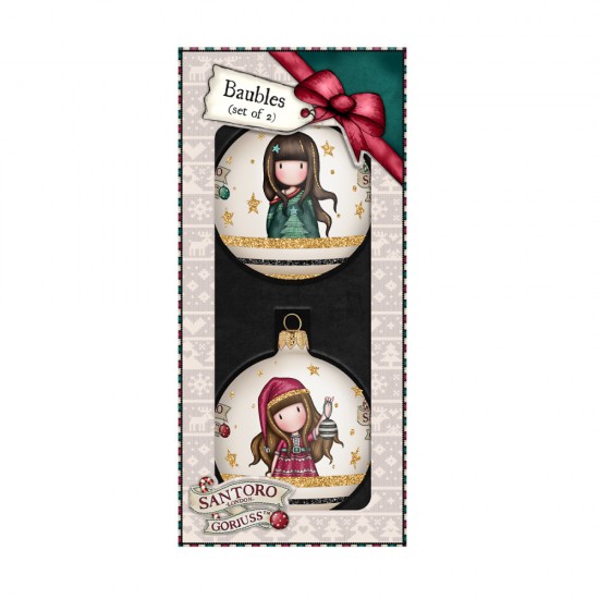 Set Globuri, Gorjuss, Merry And Bright