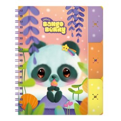 Notes Cu Separatoare Si Spira Bangoberry Pally Panda, 200 Pagini