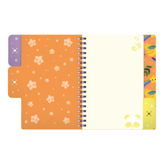 Notes Cu Separatoare Si Spira Bangoberry Pally Panda, 200 Pagini