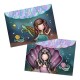 Set 2 Buzunare Plastic Gorjuss A4, Prindere Capsa Roz