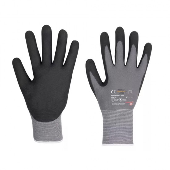 Manusi Poliamida Honeywell, Imersate Nitril Flexmech 663, Touchscreen 8