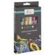 Set 6 Markere Cu Capat Dublu Si Vopsea Acrilica Nassau Fine Art