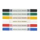 Set 6 Markere Cu Capat Dublu Si Vopsea Acrilica Nassau Fine Art