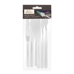 Set 5 Cutite Plastic Pentru Pictura Fine Art