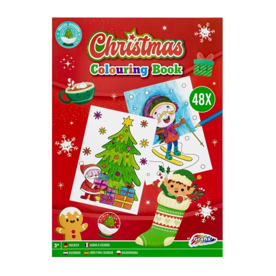 Carte De Colorat A4, 32 File, Design Xmas