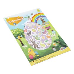 Carte Cu Stickere, Tematica Paste, 8 File, A4