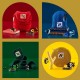 Lego Dots, Kit Pentru Desktop Hogwarts, Numar Piese 856, Varsta 8+