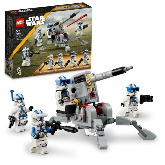 Lego Star Wars, Pachet De Lupta Clone Troopers, Divizia 501, Numar Piese 119, Varsta 6+