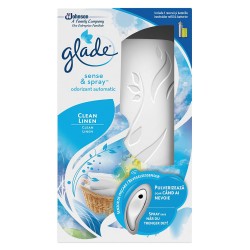 Dispenser odorizare automat, Glade, Sense&amp;Spray, Clean Linen