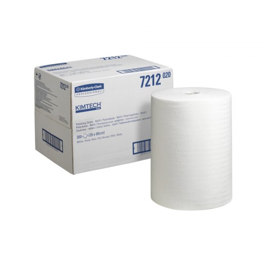 Lavete Kimberly-clark Kimtech Polisare, 60x39 Cm, Albe, 300 Portii