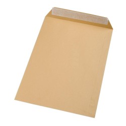 Plic C5, 162 x 229 mm ,kraft, banda silicon, 90 g/mp, 25 bucati/set