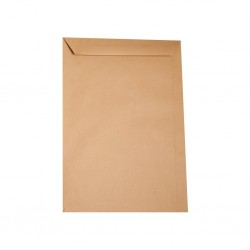 Plic cu burduf, C4, 229 x 324 x 40 mm, kraft, banda silicon, 130 g/mp, 100 bucati/cutie