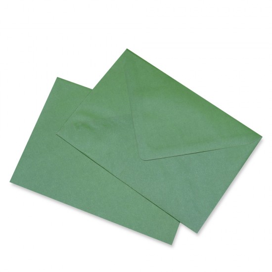 Plic C5 162x229 Mm, Offset, 80 G, Gumat, Verde, 25 Bucati/set