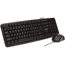 Kit Tastatura + Mouse Spacer Spds-s6201 Cu Fir, Usb, Negru