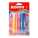Lipici Kores, culori pastelate, 10 g, 5 culori/blister