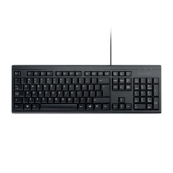 Tastatura Kensington Eq Kb100, Cu Fir De 150 Cm, Plastic Partial Reciclat, Negru