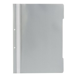 Dosar cu sina si 2 perforatii Noki, gri, 25 bucati/set