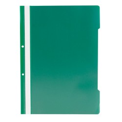 Dosar cu sina si 2 perforatii Noki, verde, 50 bucati/set