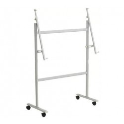 Stand Metalic Mobil Pentru Tabla Magnetica, 90x120 Pana La 120x300