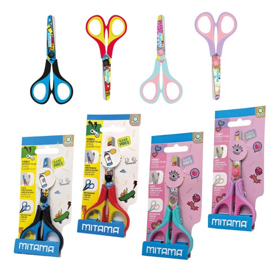 Foarfeca Scolara Mitama, Varfuri Rotunjite, 13 Cm