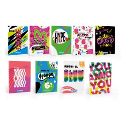 Caiet Liniat Mitama, A4, 40+2 File, 80 G, Design Fantasy