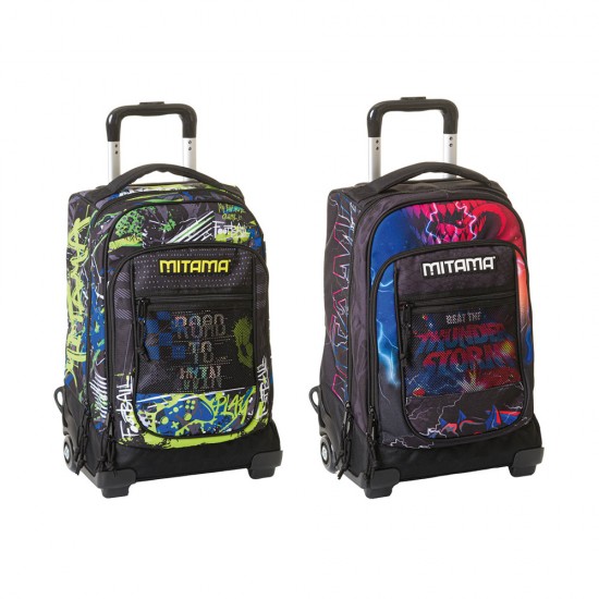 Troller Mitama, 3 Compartimente, Design Baieti, 49 X 20 X 31 Cm