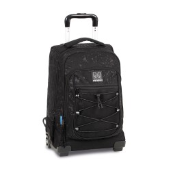 Troller Calatorie Mitama, 3 Compartimente, Design Negru