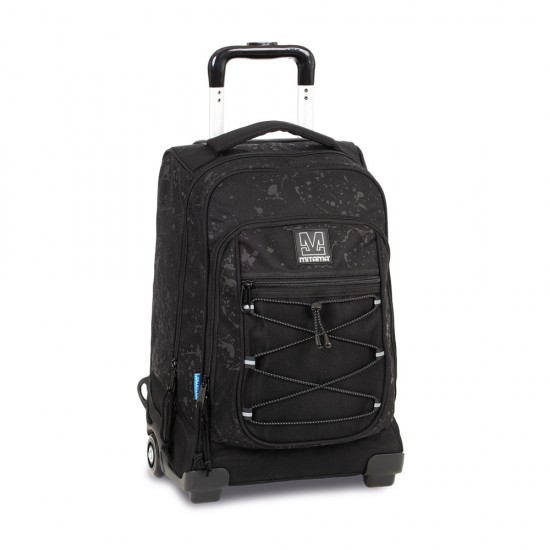 Troller Calatorie Mitama, 3 Compartimente, Design Negru