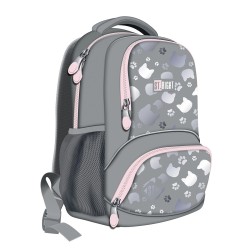 Ghiozdan Bp71 St Right Silver Cats 1 Compartiment, 38x26x16 Cm