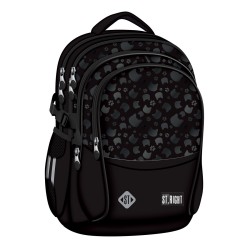 Ghiozdan Bp01 St Right Black Cats 4 Compartimente, 43x32x21 Cm