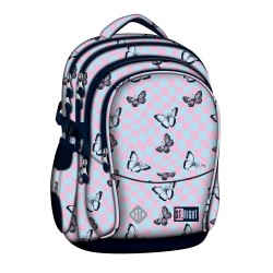 Ghiozdan Bp01 St Right Chess Butterflies 4 Compartimente, 43x32x21 Cm