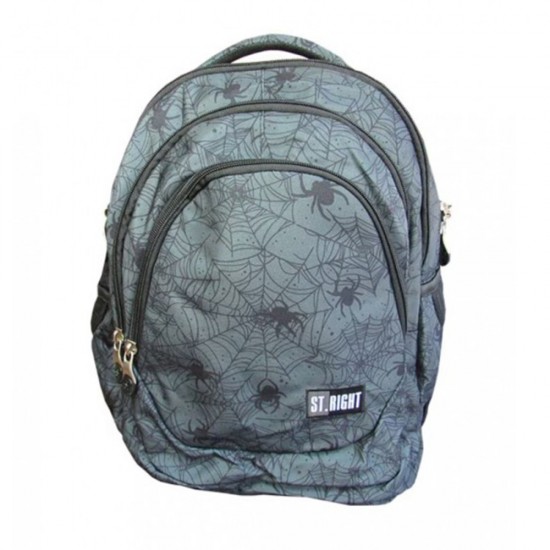 Ghiozdan Bp06 St Right Spider Web 4 Compartimente, 42x31x22 Cm