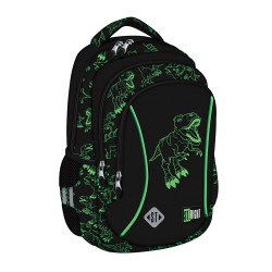 Ghiozdan Bp26 St Right Reflective T-rex 3 Compartimente, 39x27x17 Cm