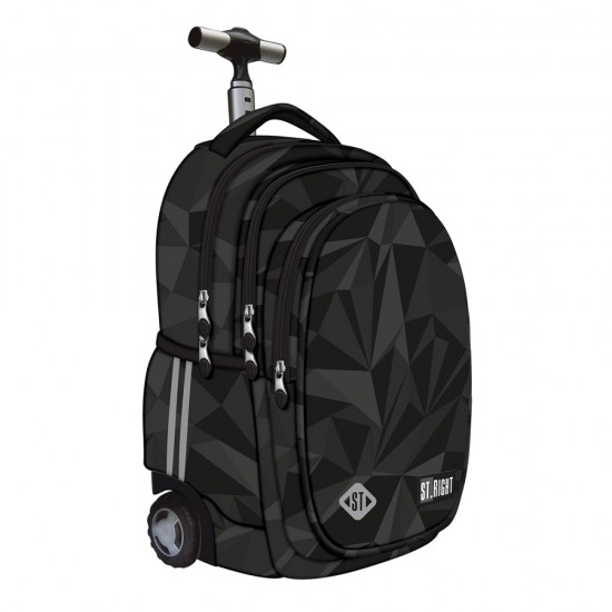 Troller Majewski St Right, Tb01, Geometric Grey, 4 Compartimente, 44 X 32 X 25 Cm