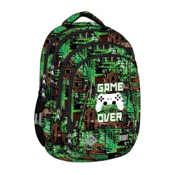 Ghiozdan Scolar Majewski St Right, Bp04, Game Over, 4 Compartimente, 43 X 32 Cm