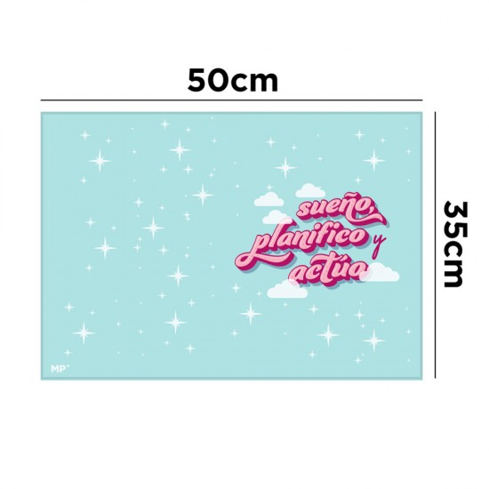 Protectie Birou Main Paper, 35x50 Cm, Turcoaz