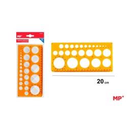 Sablon Plastic PL012 Main Paper, Dimensiune 20 cm, Figuri Geometrice, Blister