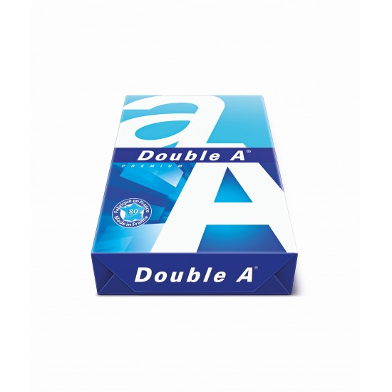Hartie copiator Double A Premium, A4, 80 g/mp, 500 coli/top, 5 topuri/cutie